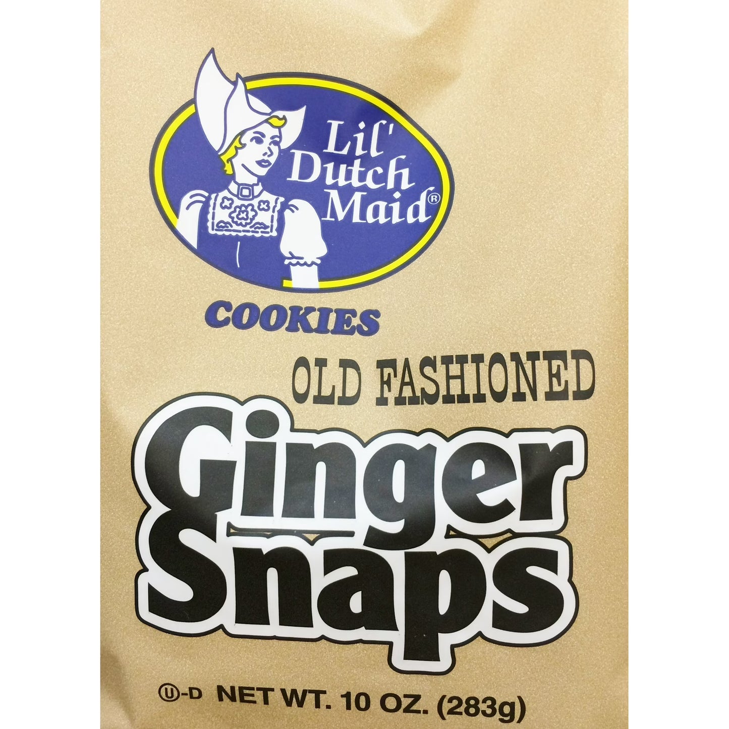 Lil' Dutch Maid Ginger Snaps Cookies Bag 10 oz