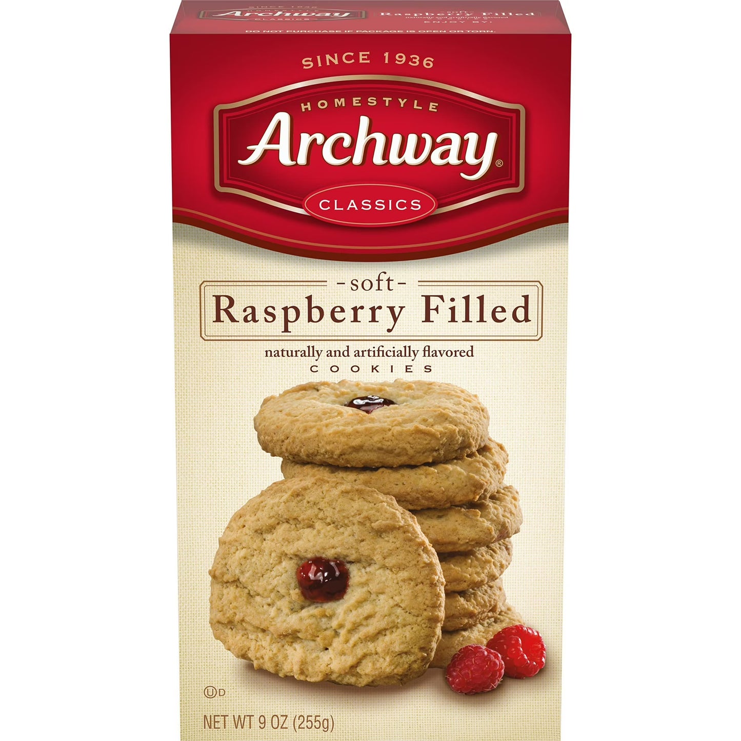 Archway Raspberry Filled Cookies Box 9 oz