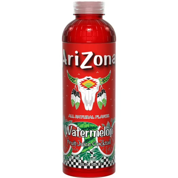 Arizona Watermelon Fruit Juice Cocktail, 20 Fl. Oz.