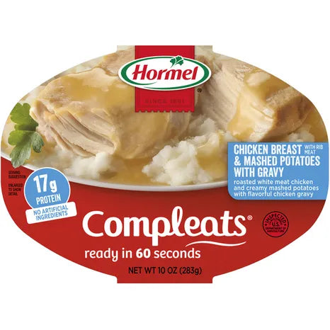 HORMEL COMPLEATS Chicken Breast with Gravy & Mashed Potatoes