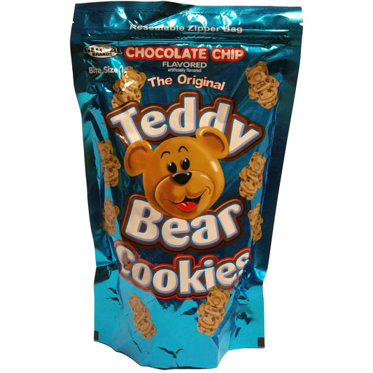 Teddy Bear Chocolate Chip Cookies Bag 12 oz