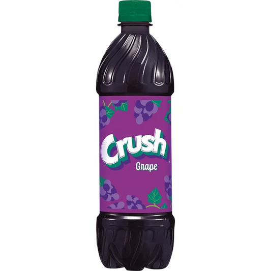 Crush Caffeine Free Grape Soda Pop, 16.9 fl oz