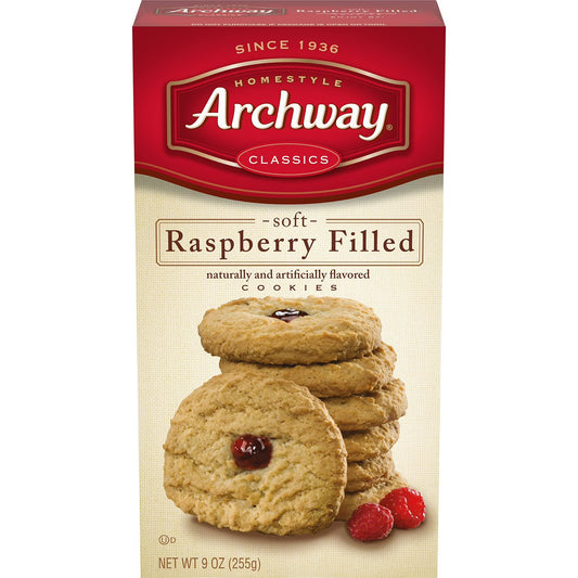 Archway Raspberry Filled Cookies Box  9 oz