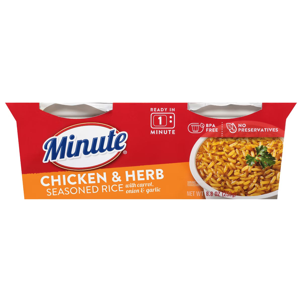 Minute® Gluten-Free Ready to Serve Chicken & Herb Seasoned  2pk  8.8 oz