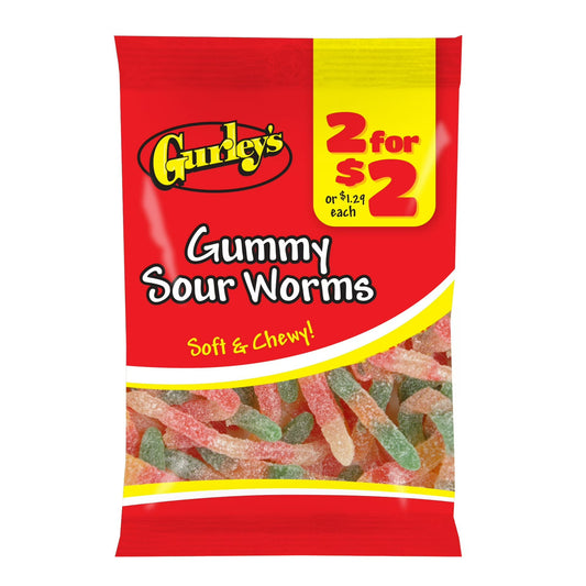 Gurley's Sour Gummi Worms