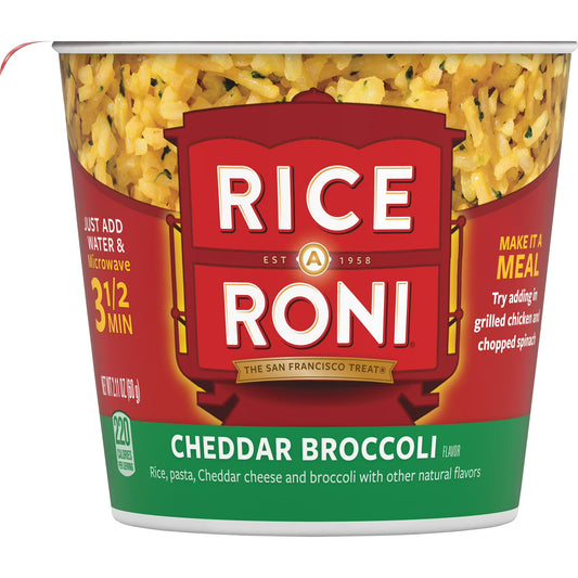 Rice-A-Roni® Cheddar Broccoli Flavor Rice Cup  2.11 oz