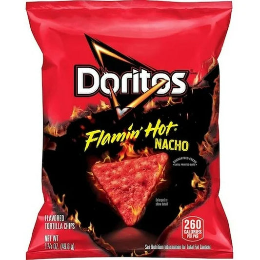 Doritos Tortilla Chips Flamin' Hot Nacho Flavored