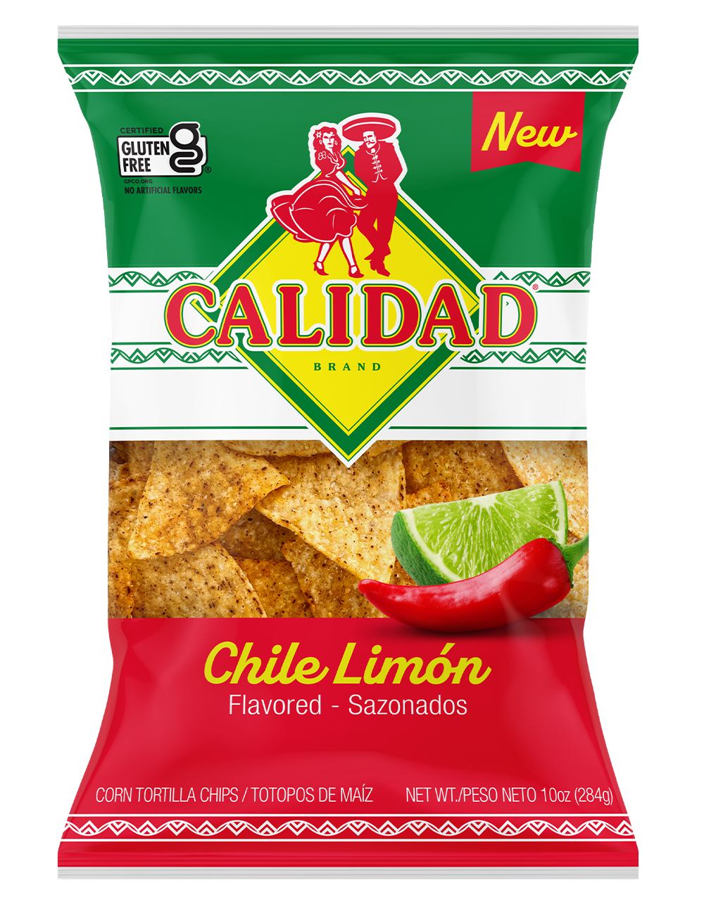 Calidad Chile Limón Tortilla Chips Regular