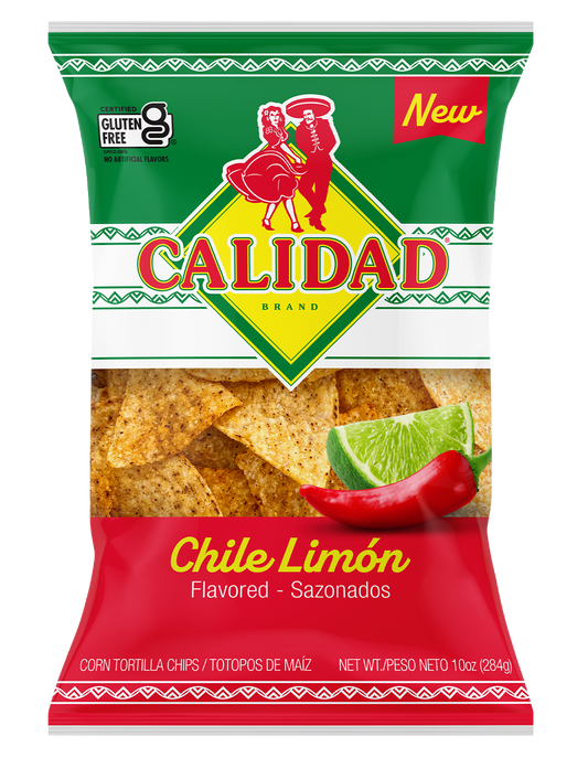Calidad Chile Limón Tortilla Chips Regular